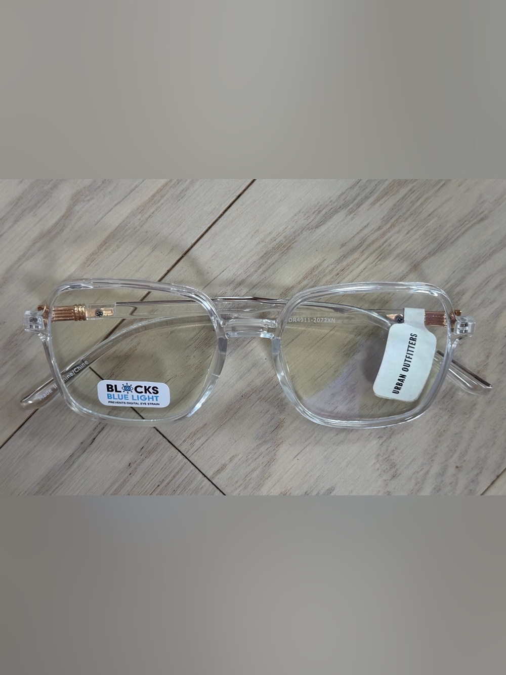 Urban Outfitters Clear - Blue Light Blocking Glasses - Transparent Frame